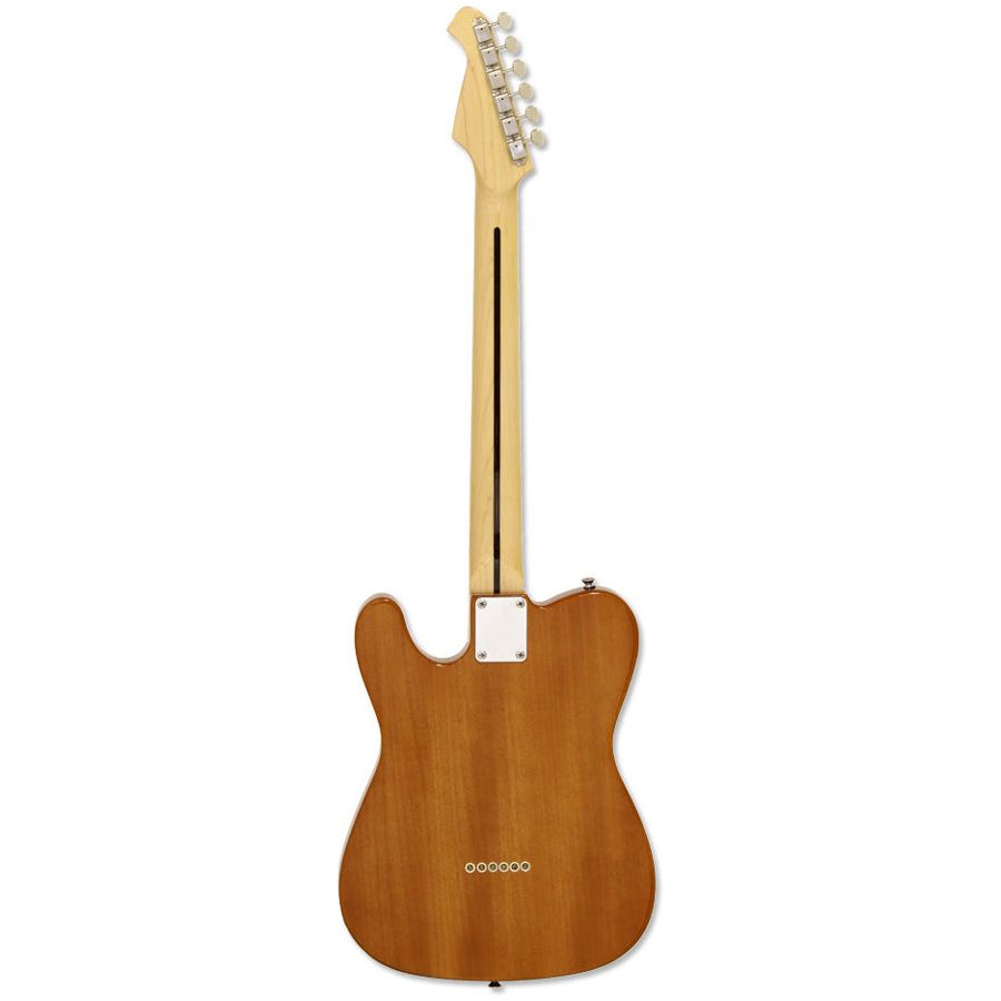 Aria 615-TL Series Semi-Hollow Electric Guitar in Natural Gloss