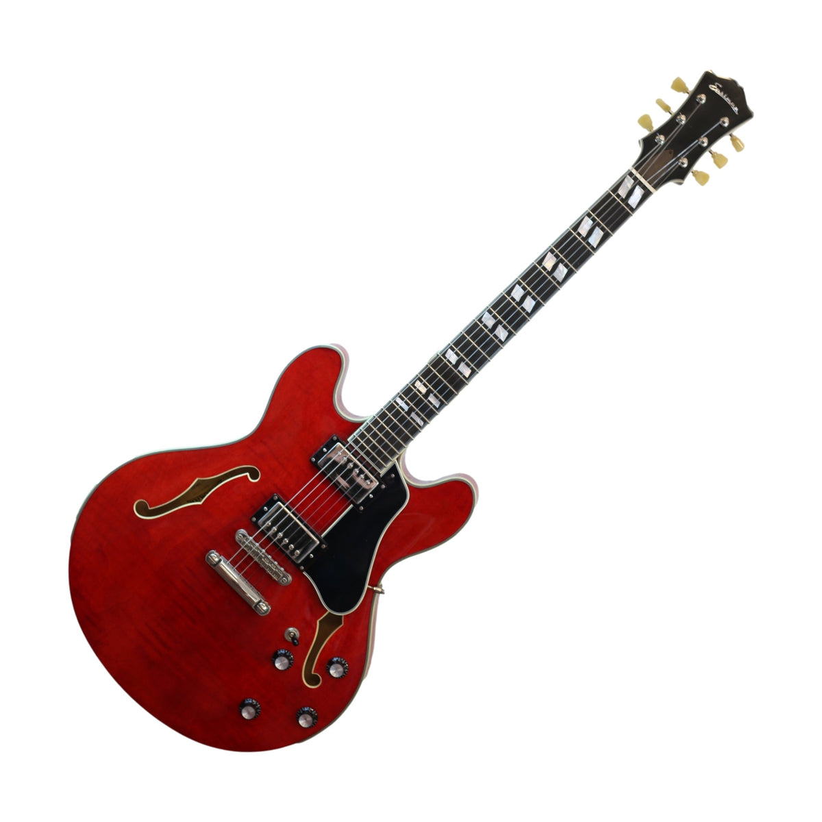 Used Eastman T486-RD Thinline Hollowbody Red with Hard Case