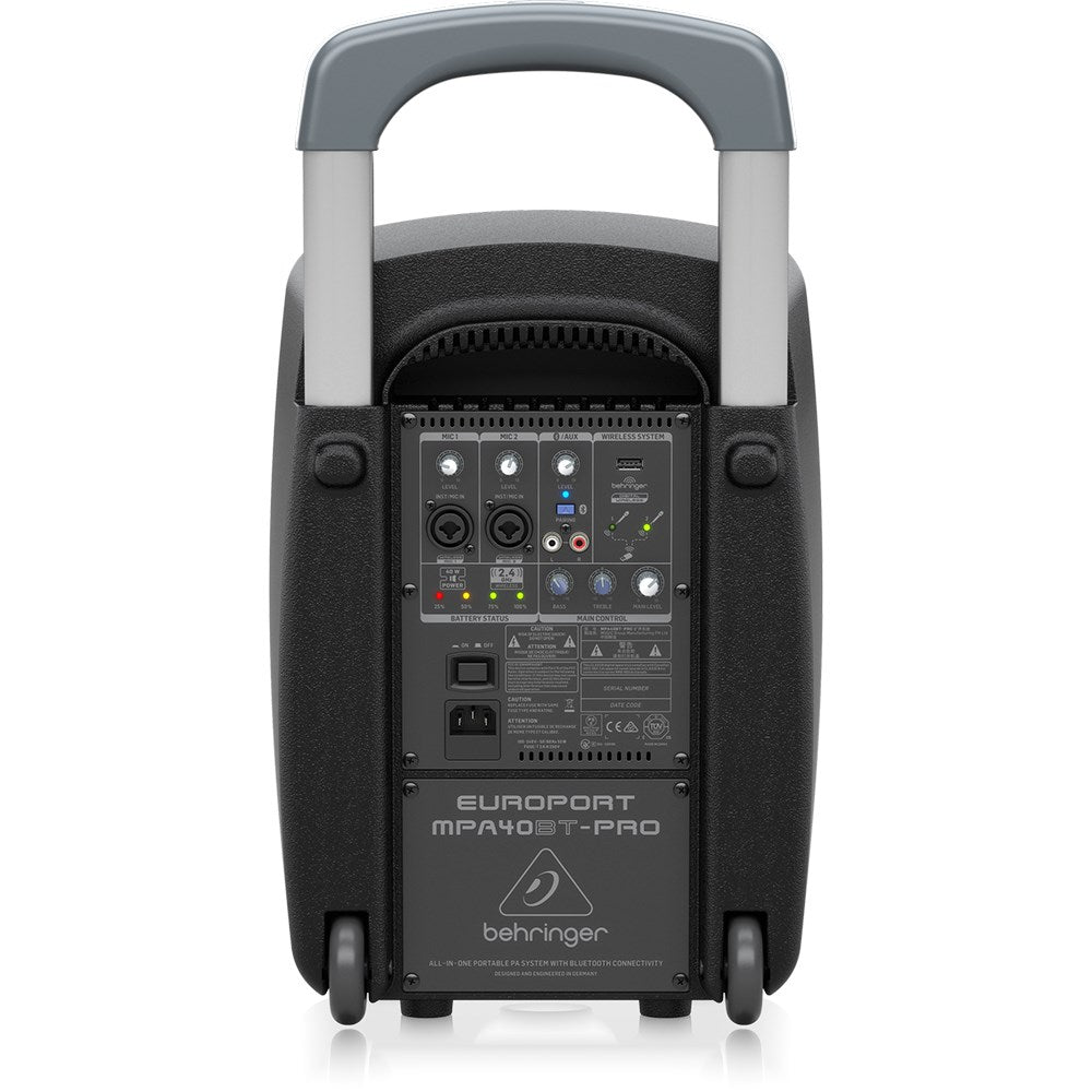Behringer Europort MPA40BT-PRO Speaker with Battery and Bluetooth
