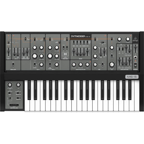 Behringer MS-5 37-Key Analog 2-Voice Monophonic Synthesizer