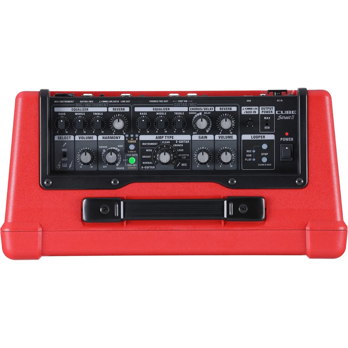 Boss Cube Street Battery Stereo Amplifier Red
