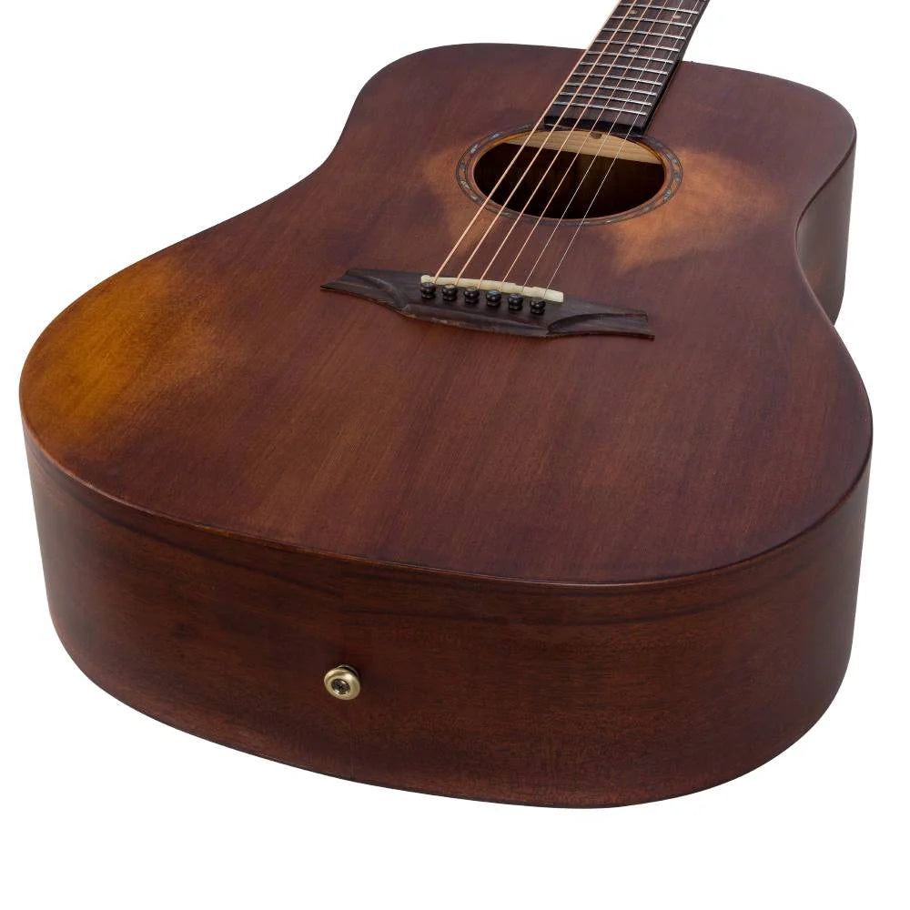 Bromo BAR1H Rocky Mountain Series Dreadnought Acoustic Guitar with Gig Bag