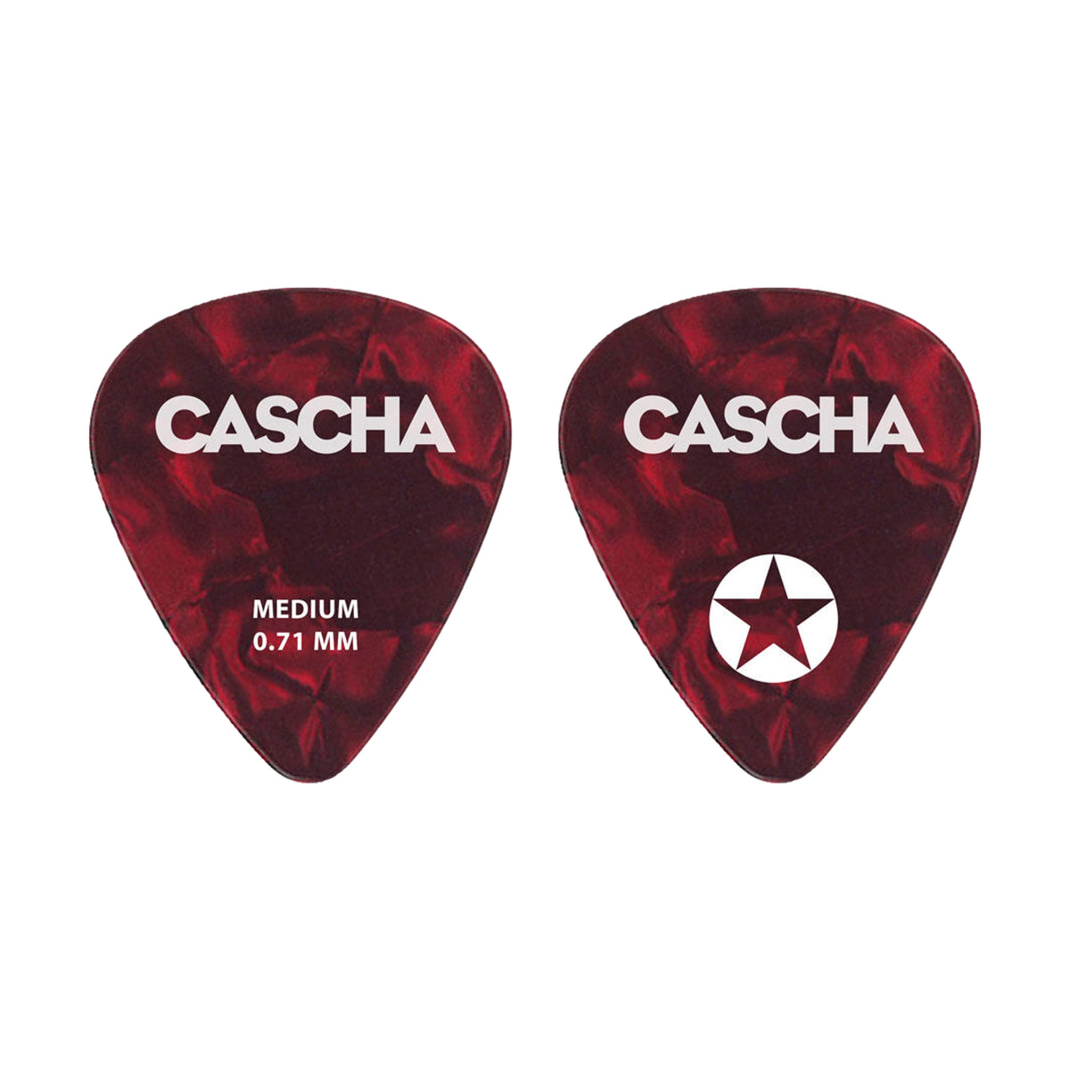 Cascha 0.71mm Guitar Picks Celluloid in Metal Box CASHH2294