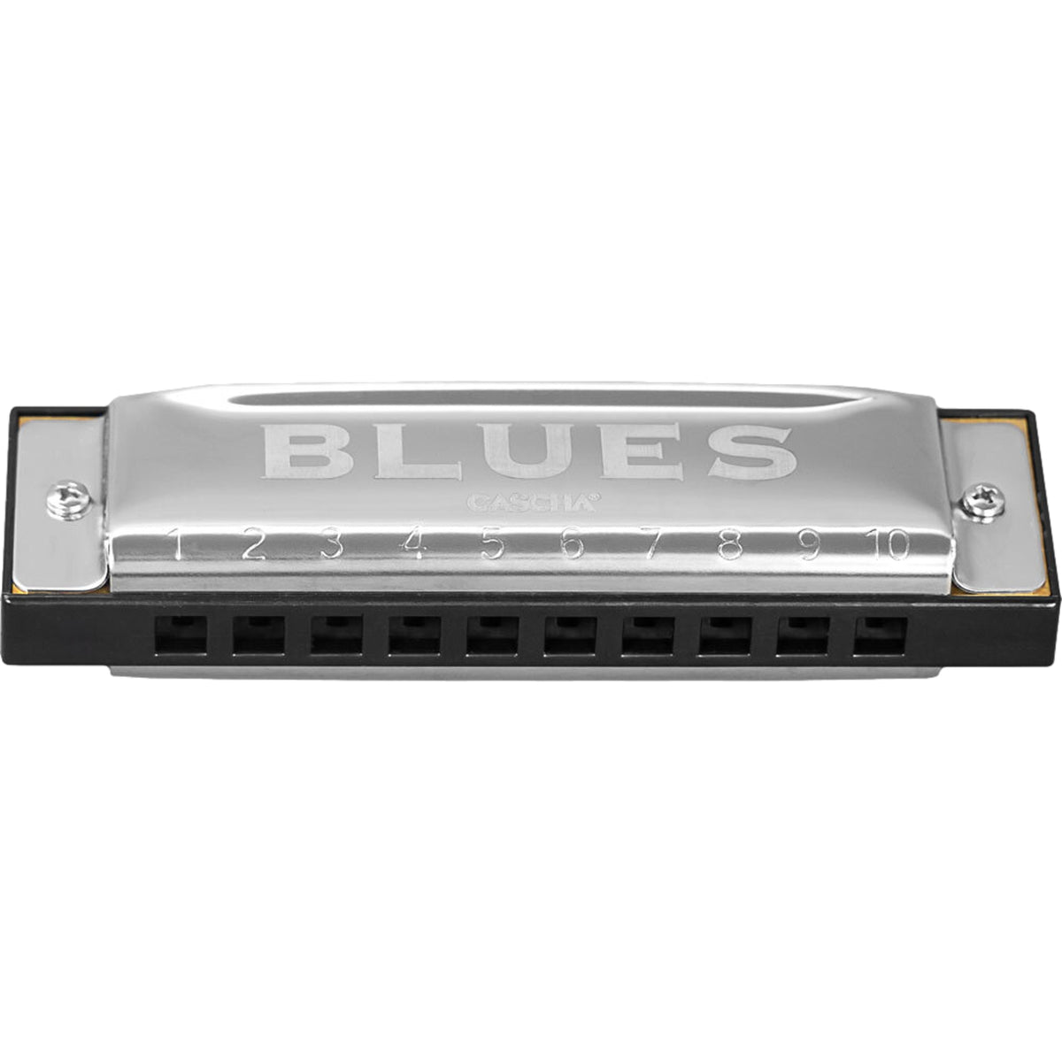 Cascha Blues Harmonica C with Case