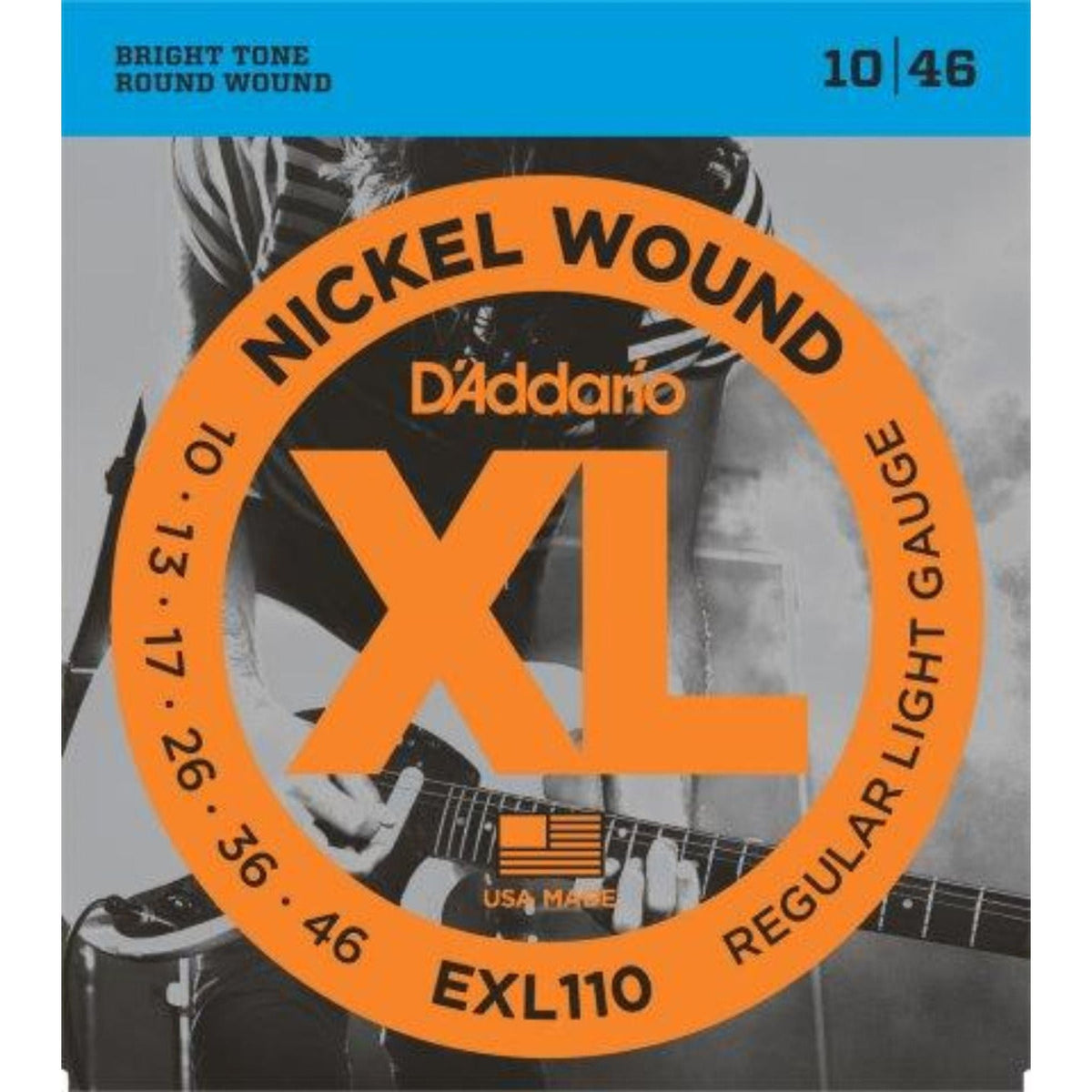 D&#39;Addario EXL110 Electric Guitar String Set10/46