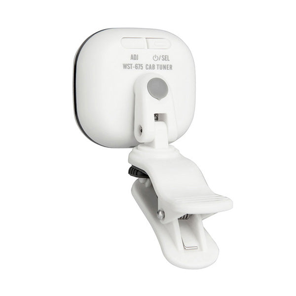 Cherub WST-675W Chromatic Clip On Tuner with Rechargeable Battery White