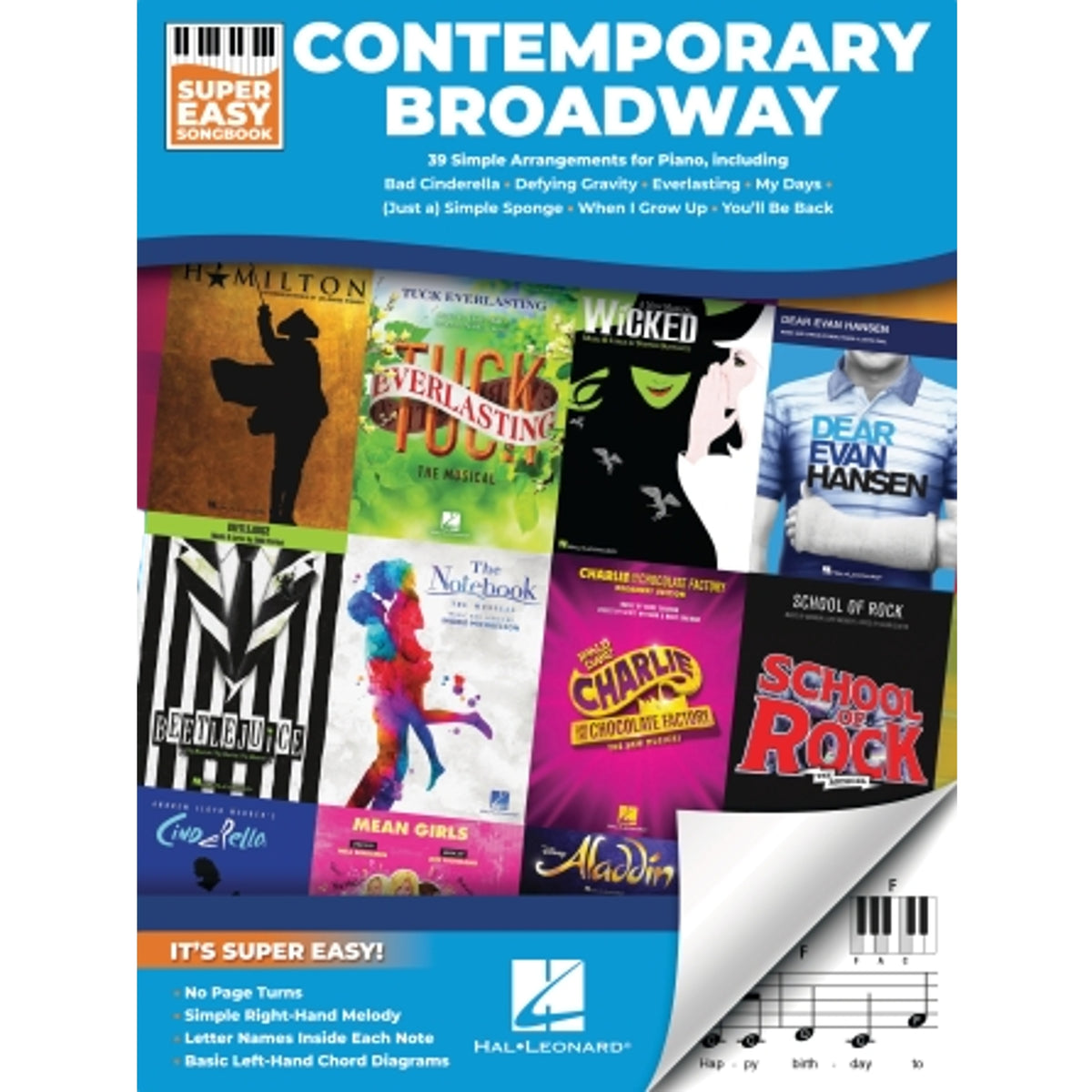 Contemporary Broadway Super Easy Songbook
