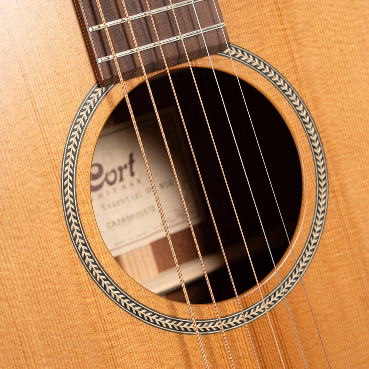Cort Essence OC4 Acoustic-Electric Guitar Natural Semi Gloss