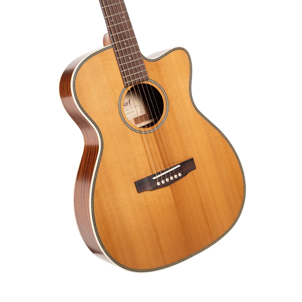 Cort Essence OC4 Acoustic-Electric Guitar Natural Semi Gloss