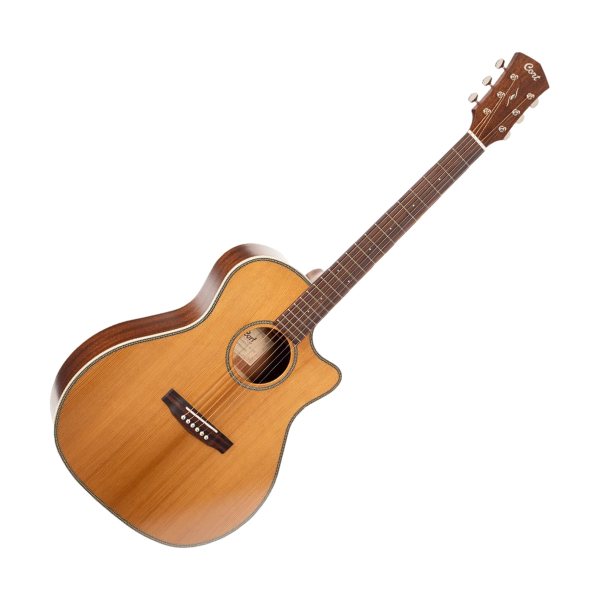 Cort Essence D4 Dreadnaught Acoustic-Electric Guitar Natural Semi Gloss