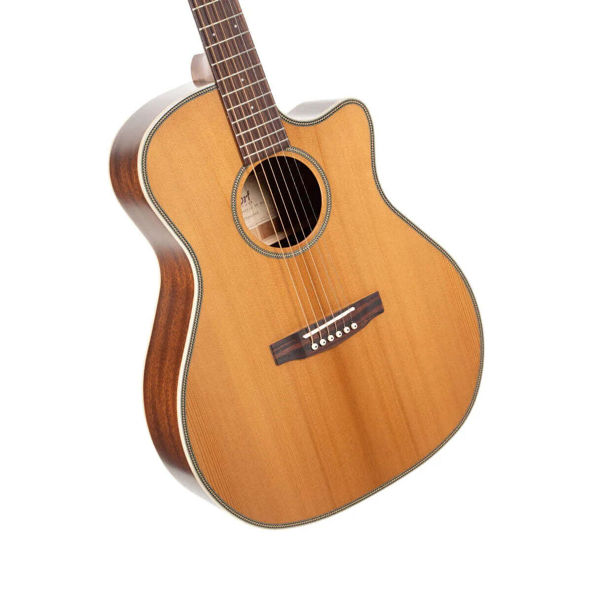 Cort Essence D4 Dreadnaught Acoustic-Electric Guitar Natural Semi Gloss