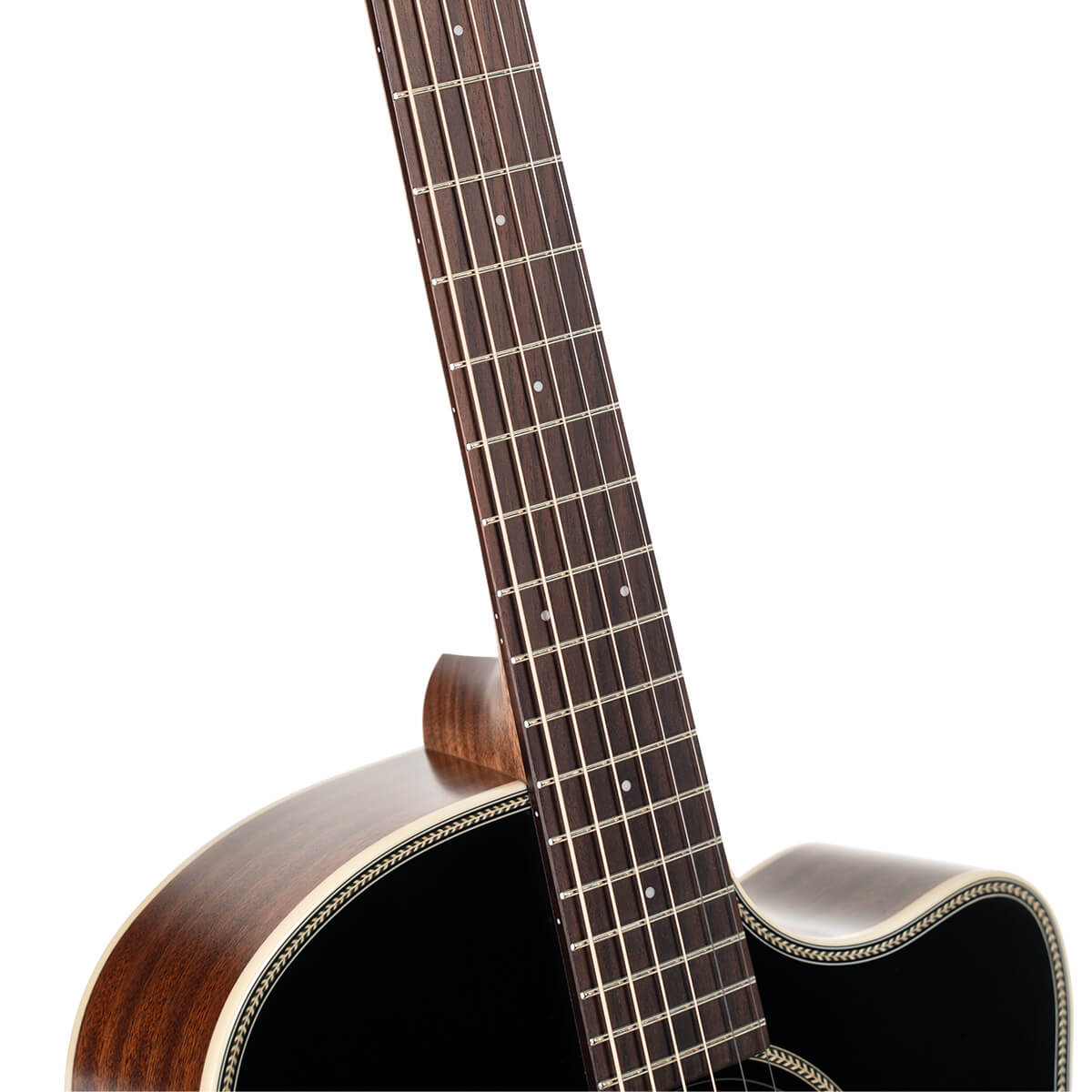 Cort Essence GA4 Acoustic-Electric Guitar Black Top Semi Gloss