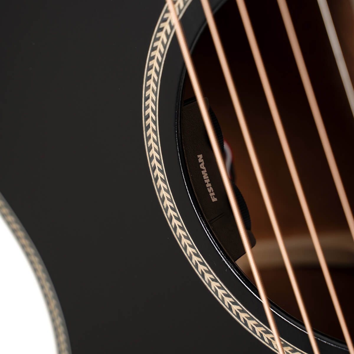 Cort Essence GA4 Acoustic-Electric Guitar Black Top Semi Gloss