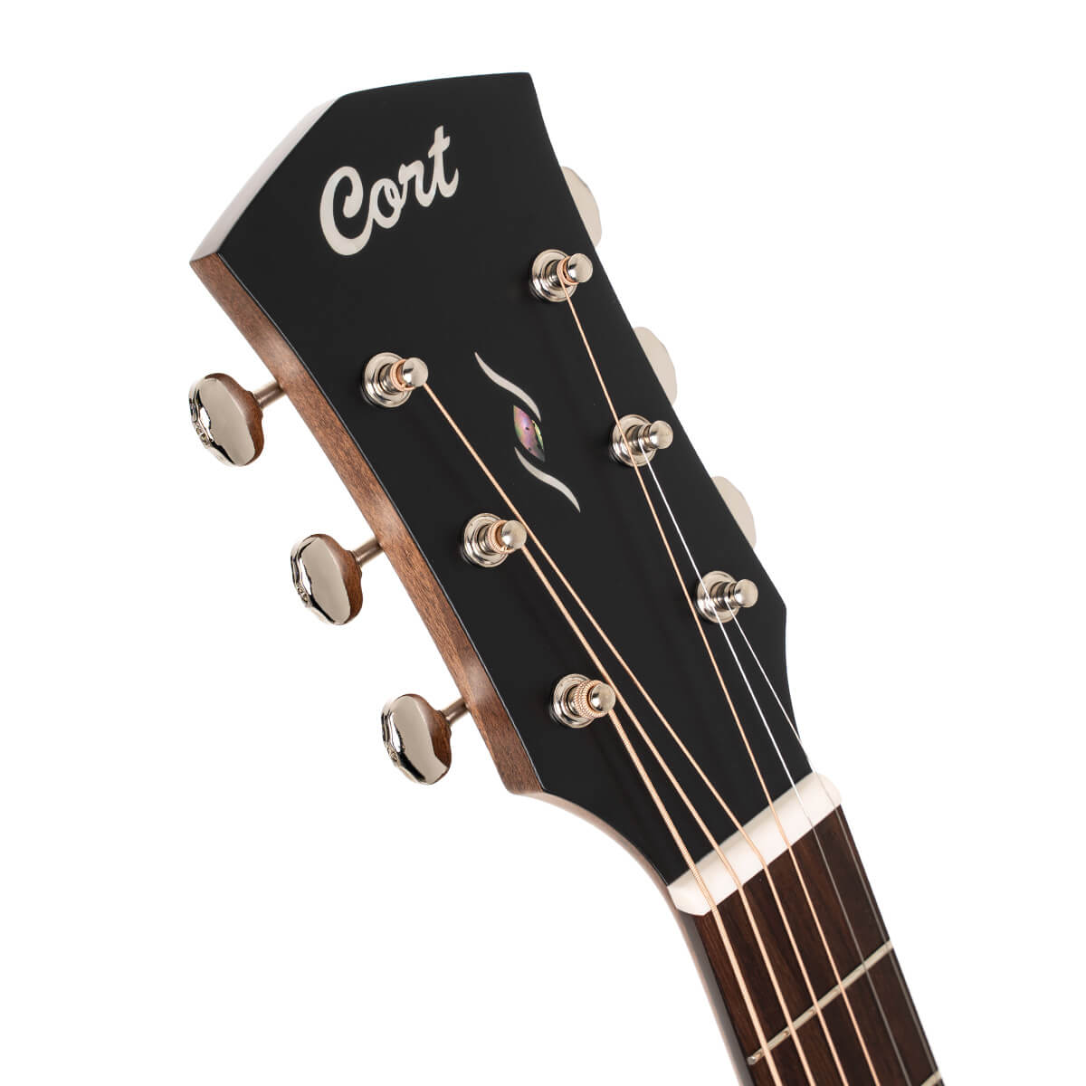 Cort Essence GA4 Acoustic-Electric Guitar Black Top Semi Gloss