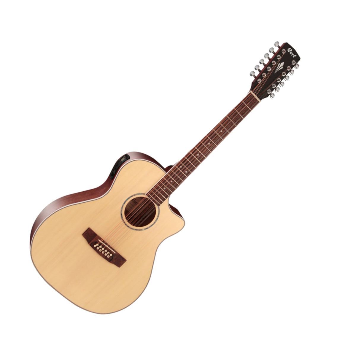 Cort GA-MEDX 12-String Grand Acoustic Guitar Natural