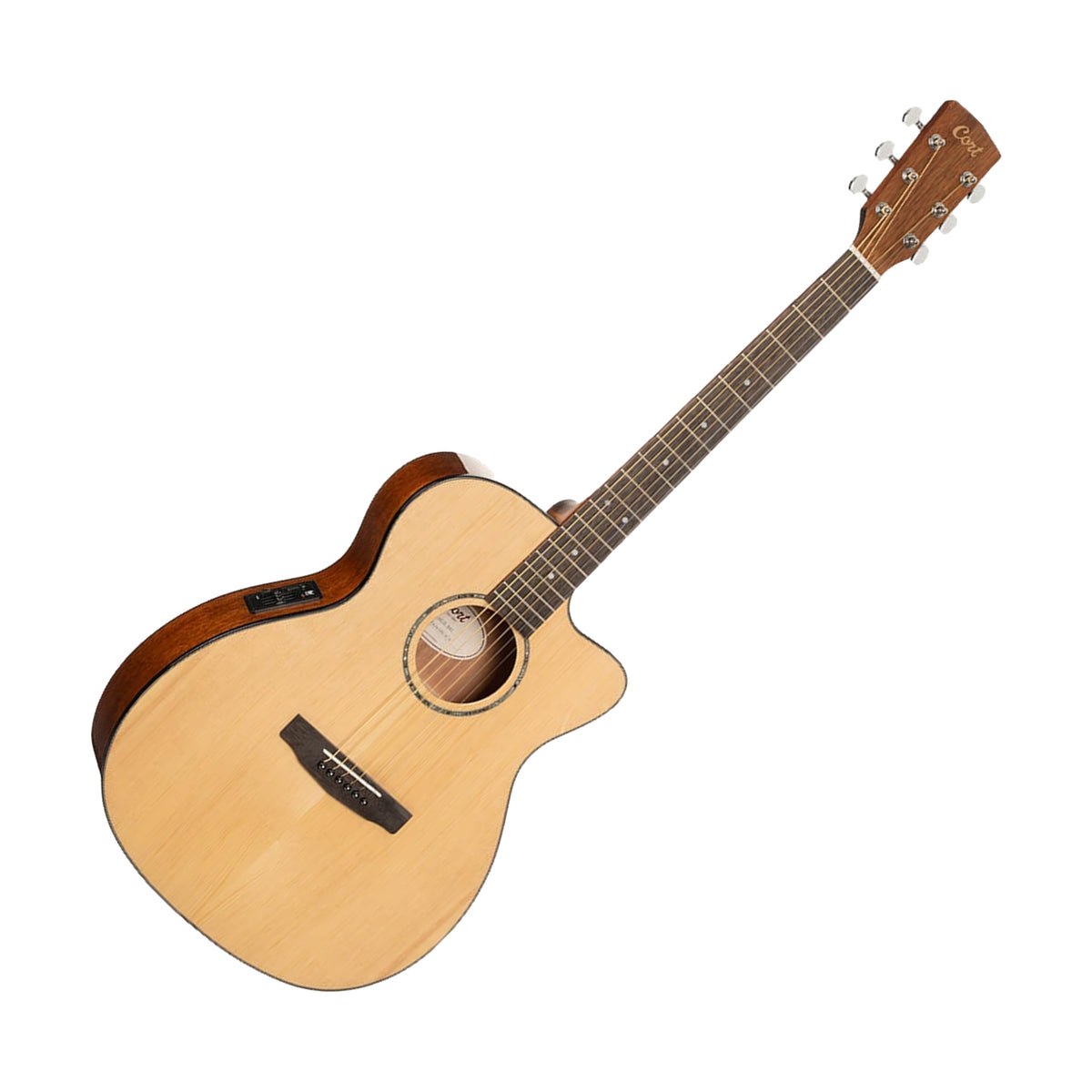Cort L60CE Acoustic Electric Guitar Natural Satin