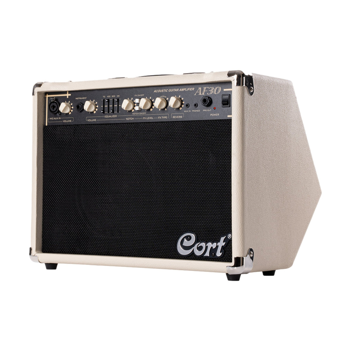 Cort AF30 Acoustic Guitar Amplifier 30W Ivory