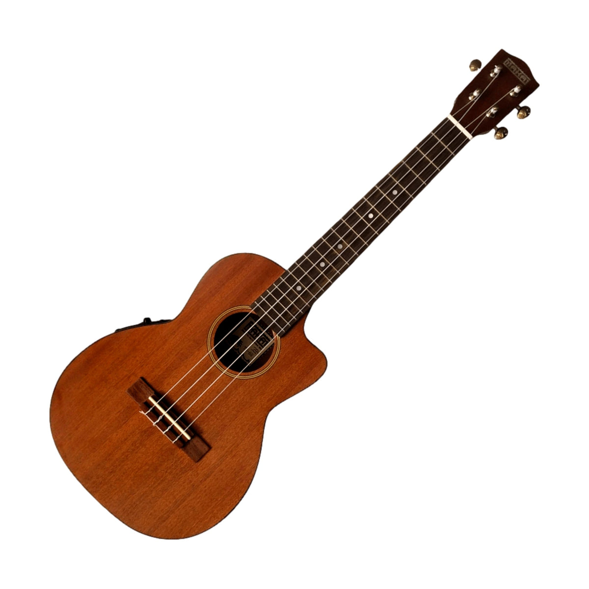 Makai TK-65 Tenor Ukulele with Pickup Cutaway Mahogany