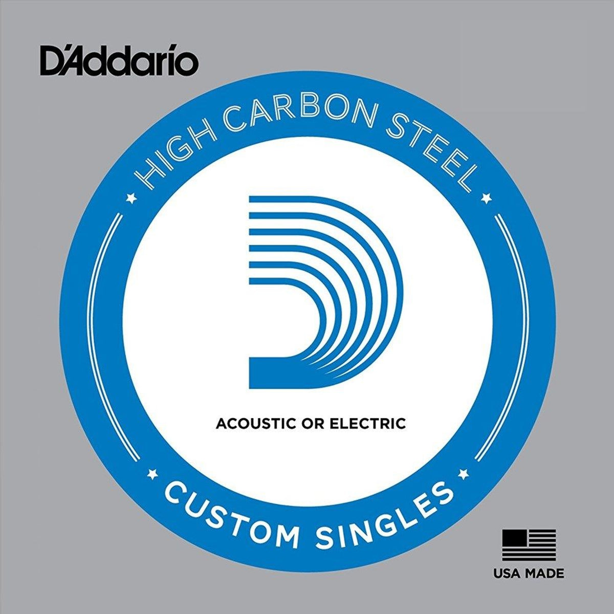 D'Addario PL022 Plain Steel Guitar Single String 0.022