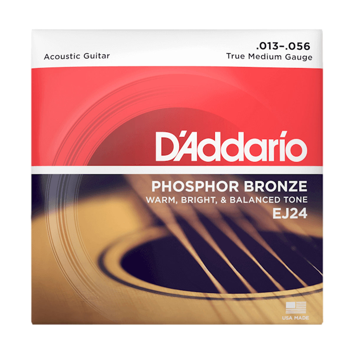 D'Addario True Medium Acoustic Guitar Strings 13-56