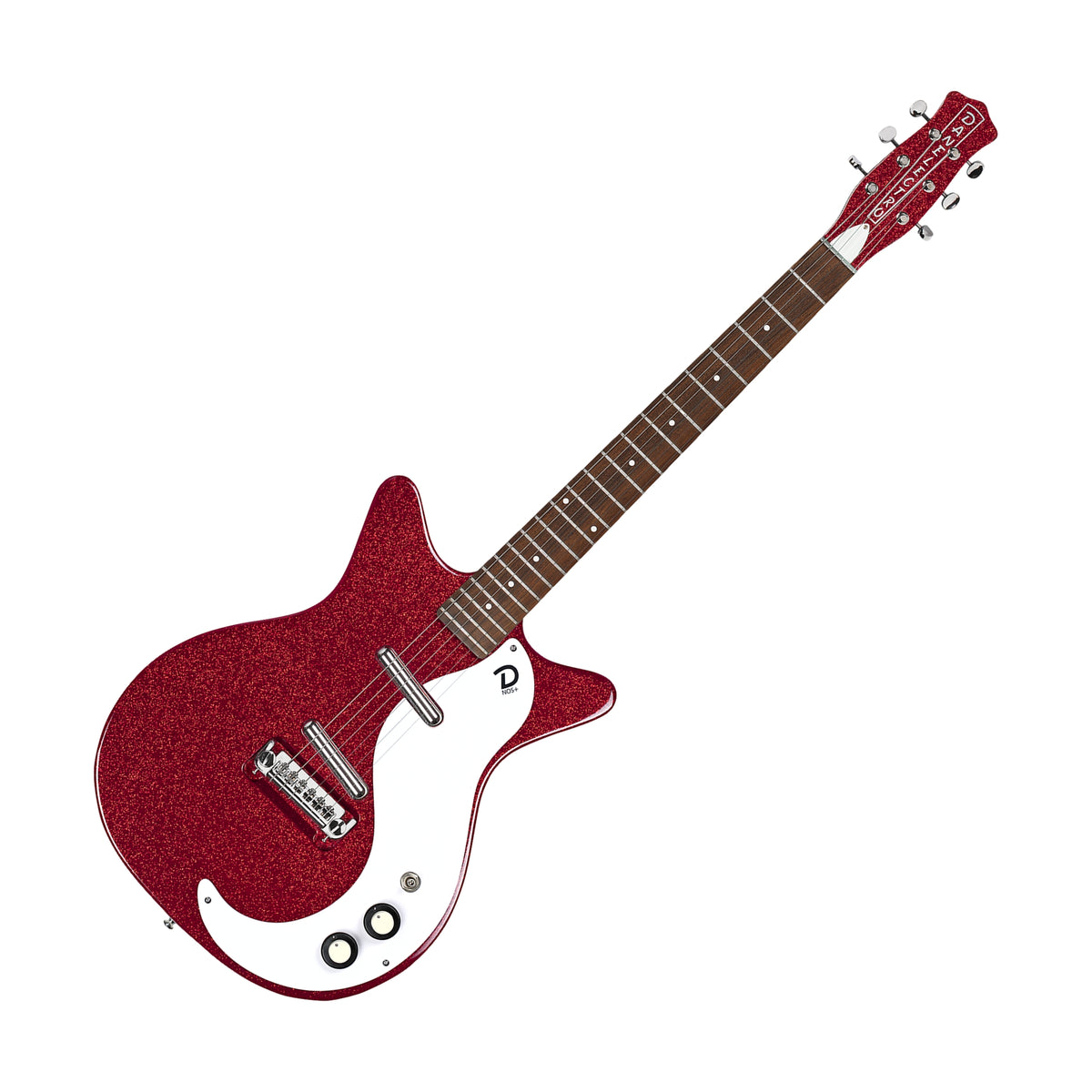 Danelectro 59M NOS+ Electric Guitar Red Metal Flake