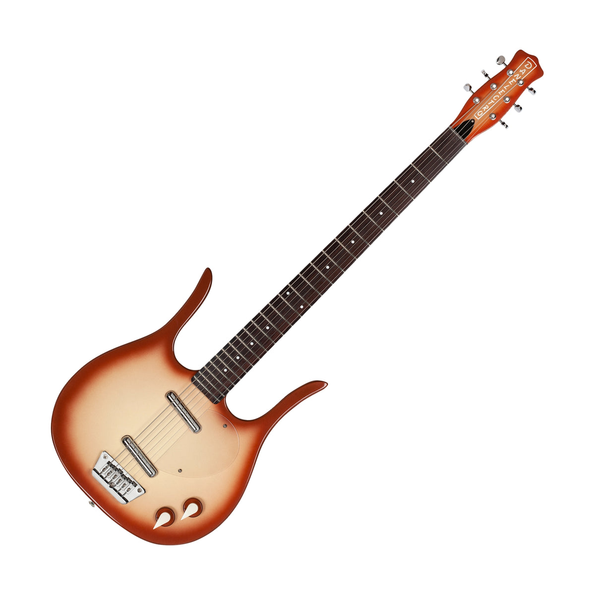 Danelectro Baritone Longhorn Electric Guitar Copperburst