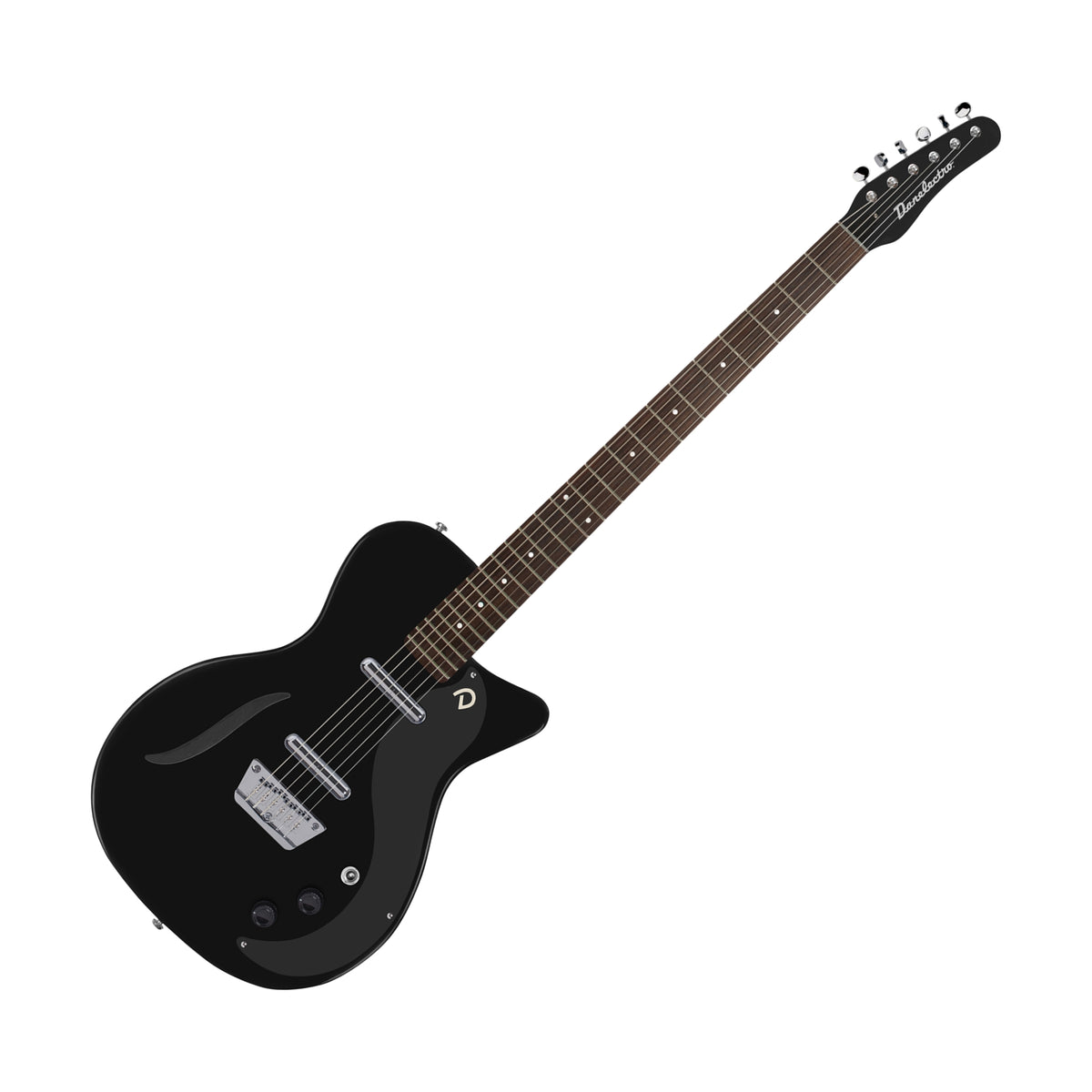 Danelectro Vintage Baritone Electric Guitar Black