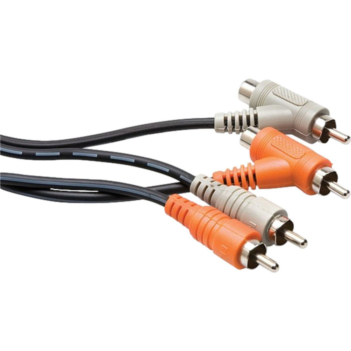 Hosa Dual RCA to Dual Piggyback RCA Cable 2m