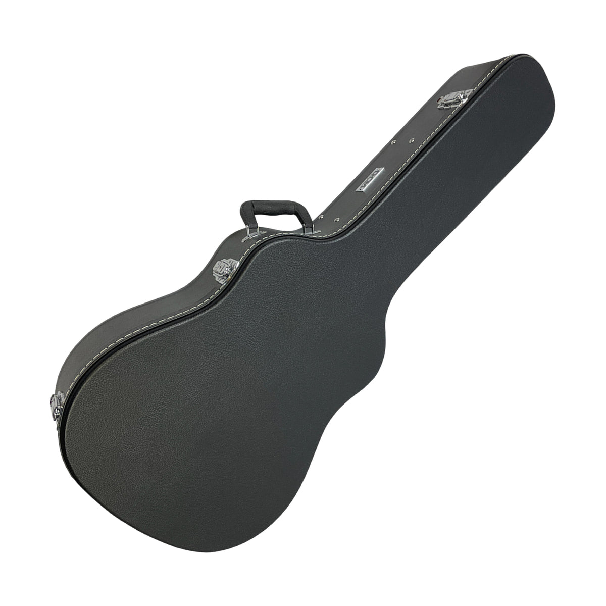DCM Wood Dreadnought Guitar Case White Stitch WDC6
