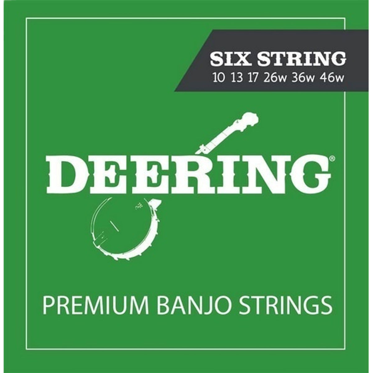 Deering Banjo Strings 6 String Set 10-46w