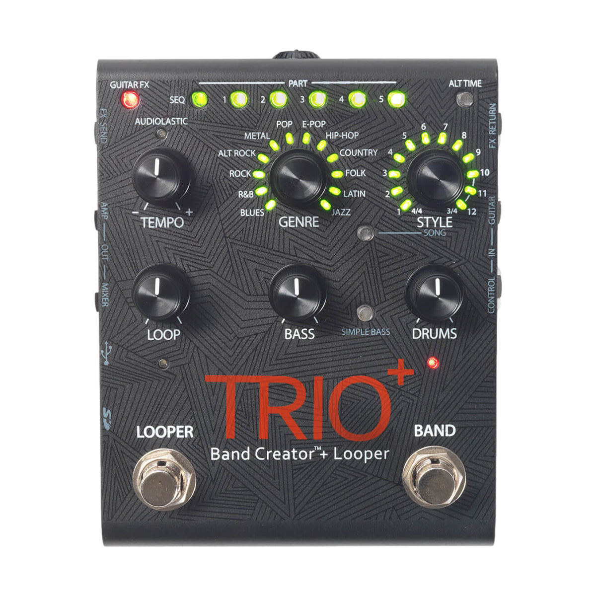 Digitech Trio Plus Band Creator Pedal with Looper