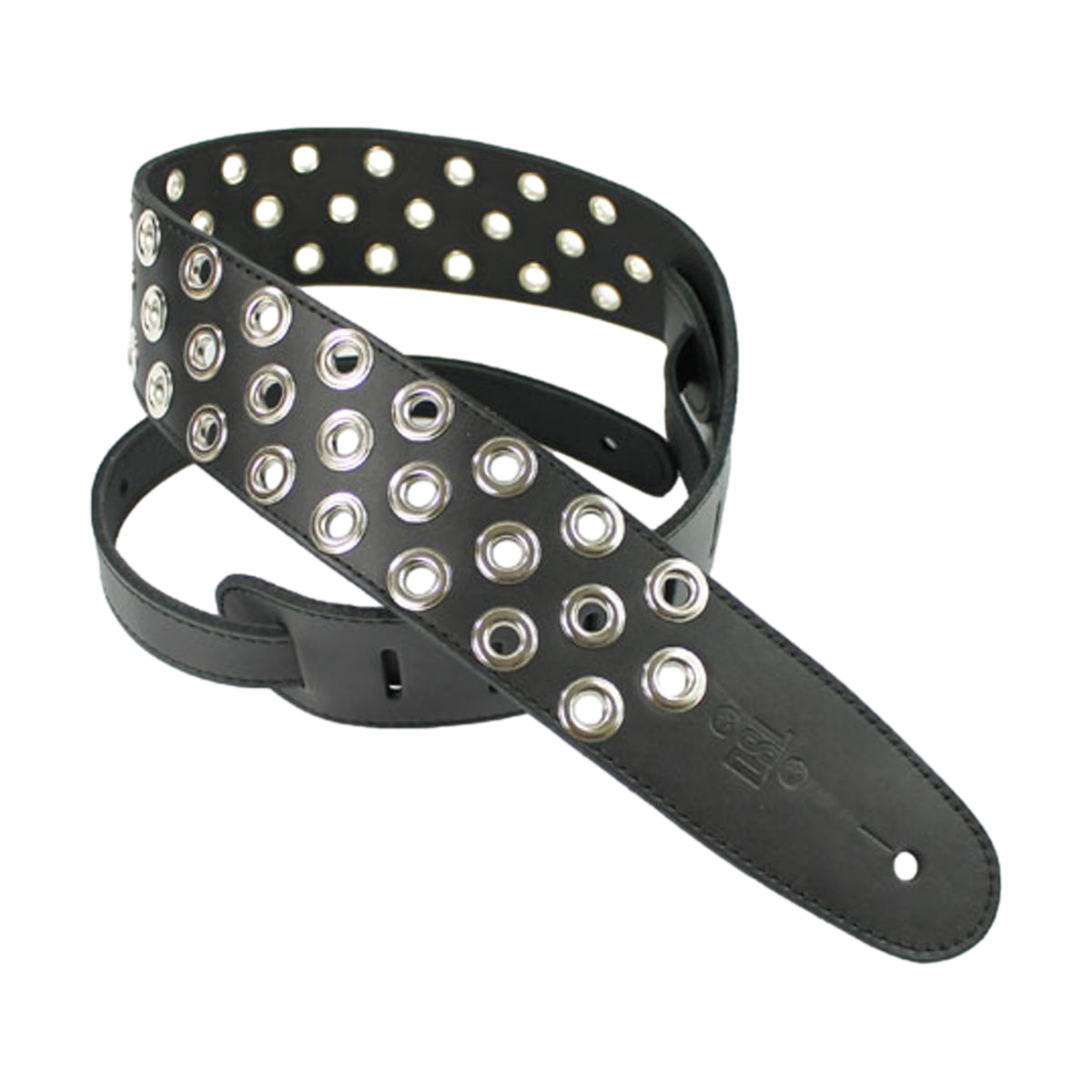 DSL Eyelets Black Guitar Strap 2.5 Inch