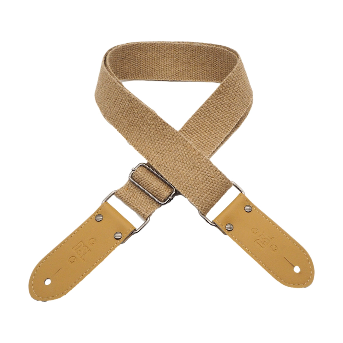 DSL Guitar Strap 2 Inch Hemp Webbing Vegan Ends
