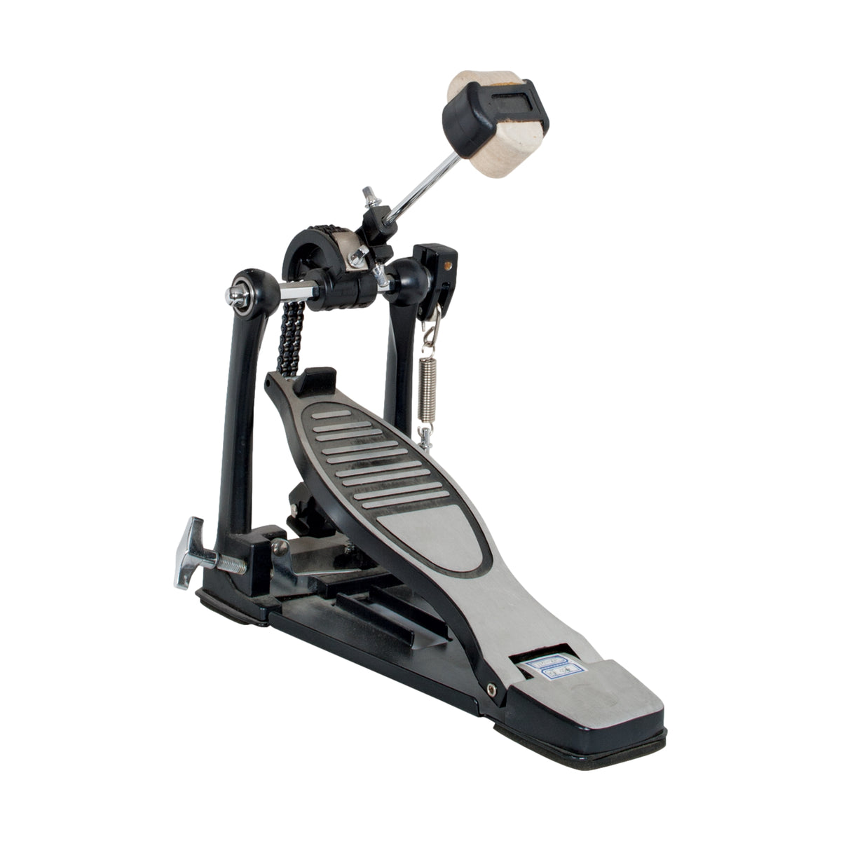 DXP Bass Drum Pedal Heavy Duty Round Footplate Black DXPBP8