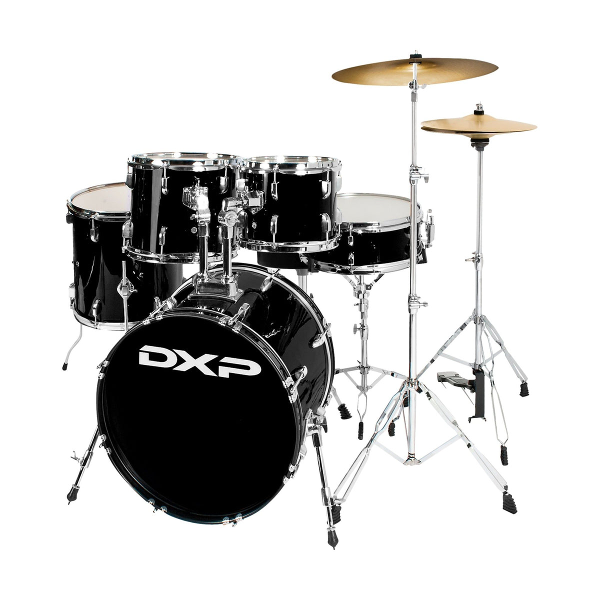 DXP Fusion 5pc Drum Kit Black