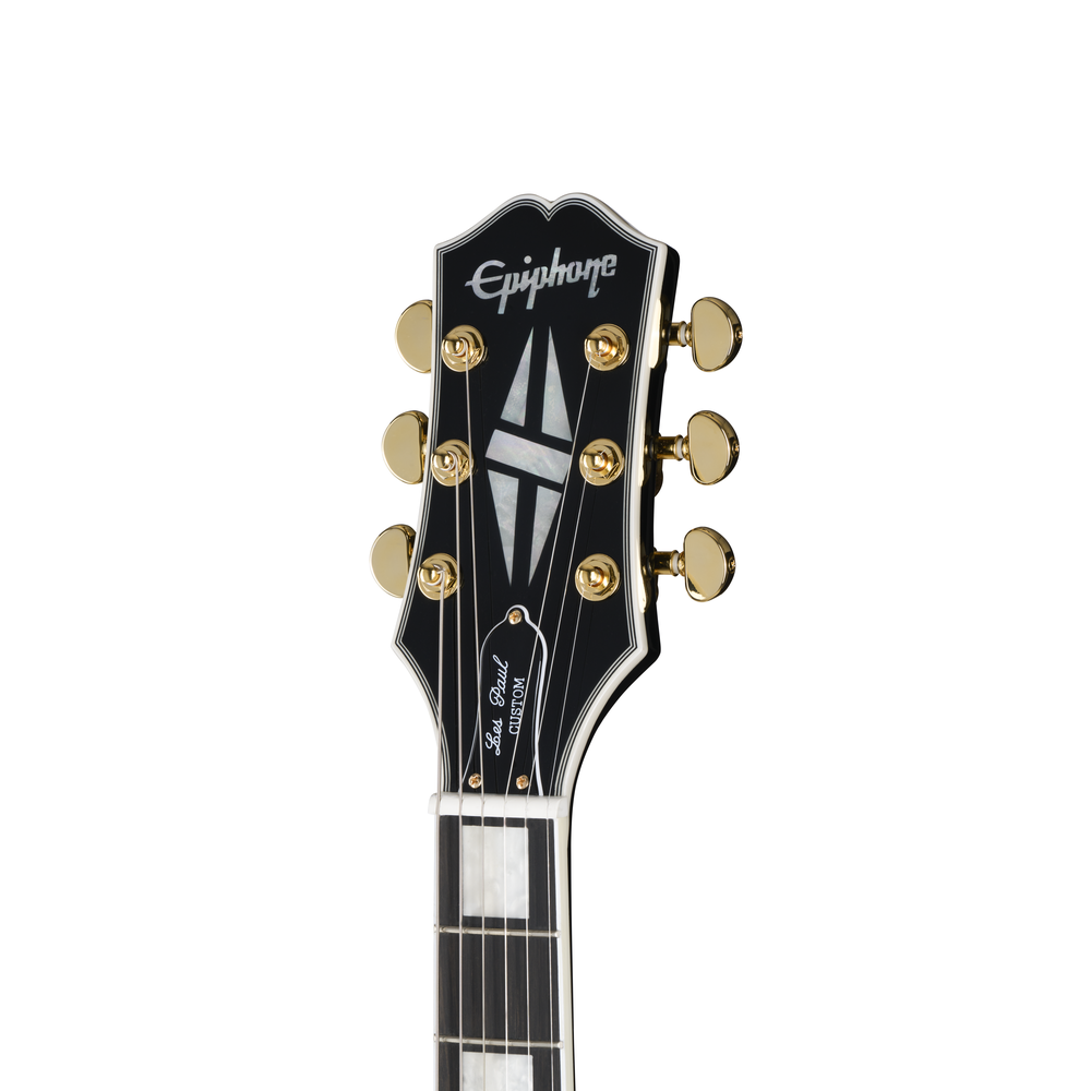 Epiphone Les Paul Custom Electric Guitar Ebony with Premium Gig Bag