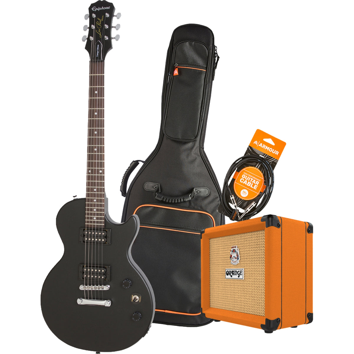Epiphone Les Paul Special Electric Guitar Starter Pack with Orange Crush