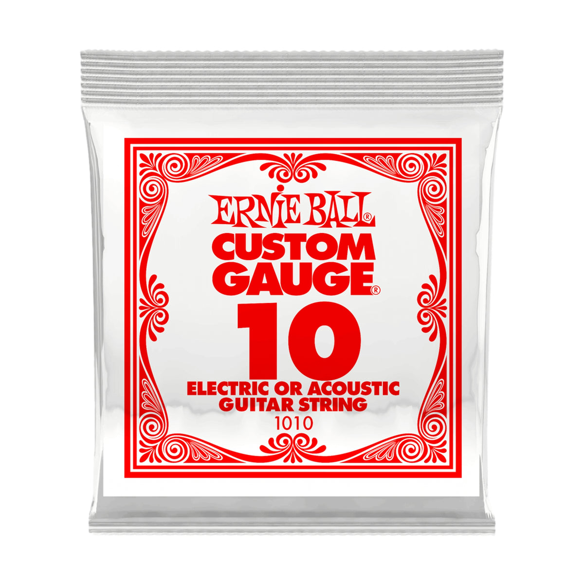 Ernie Ball 0.010 Electric Guitar Single String