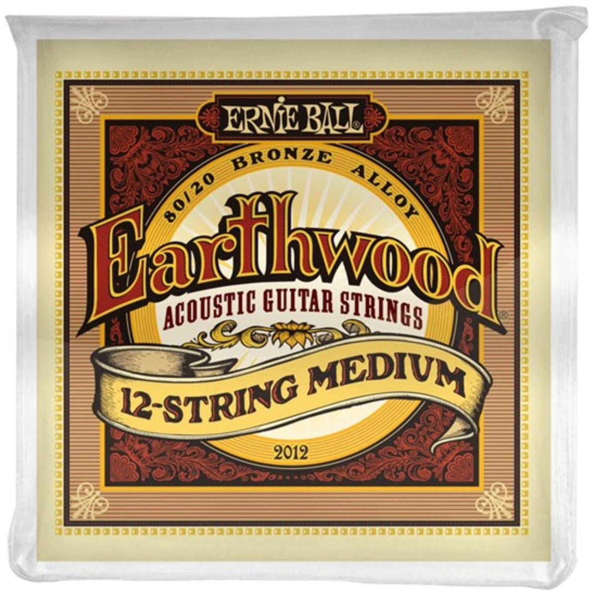 The Ernie Ball Earthwood Acoustic Guitar Strings are made from 80% copper, 20% zinc wire wrapped around hex shaped tin plated steel core wire. The most popular acoustic guitar strings provide a crisp, ringing sound with pleasing overtones. 