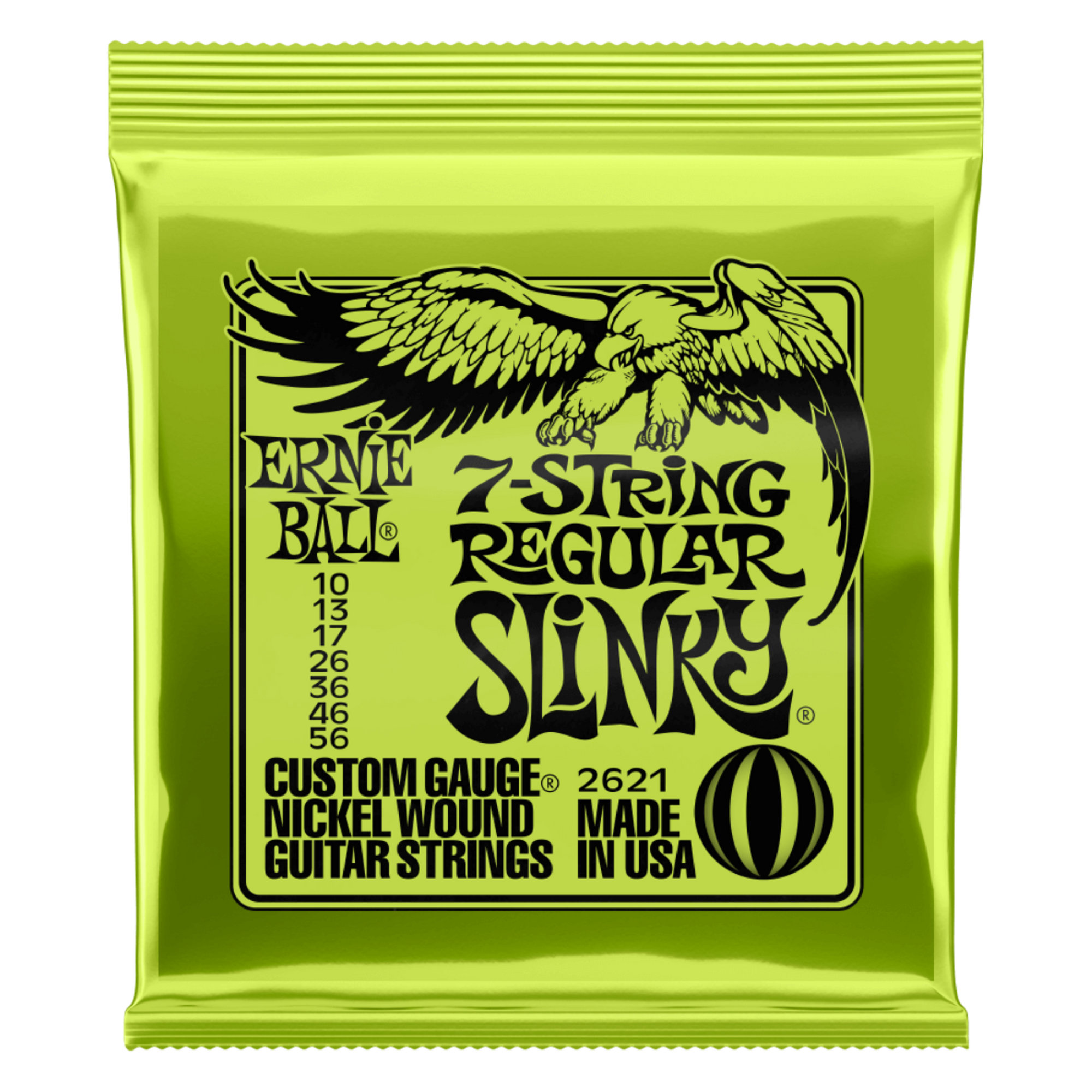 Ernie Ball Nickel Wound Electric Guitar Strings are made from nickel plated steel wire wrapped around tin plated hex shaped steel core wire. The plain strings are made of specially tempered tin plated high carbon steel producing a well balanced tone for your guitar. 