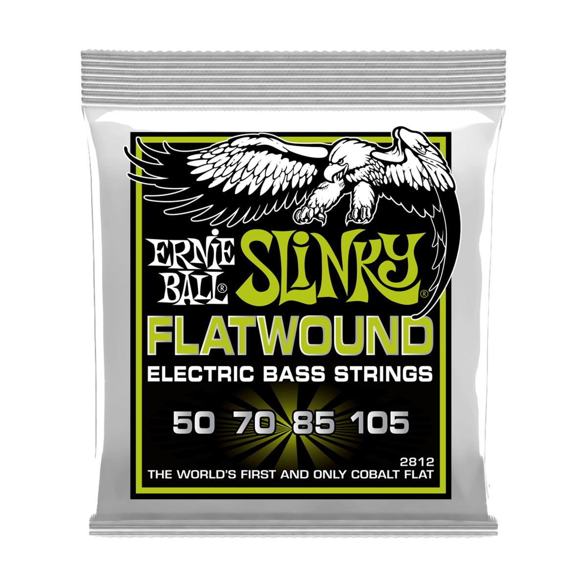 Ernie Ball Regular Slinky Flatwound Electric Bass Strings 50-105