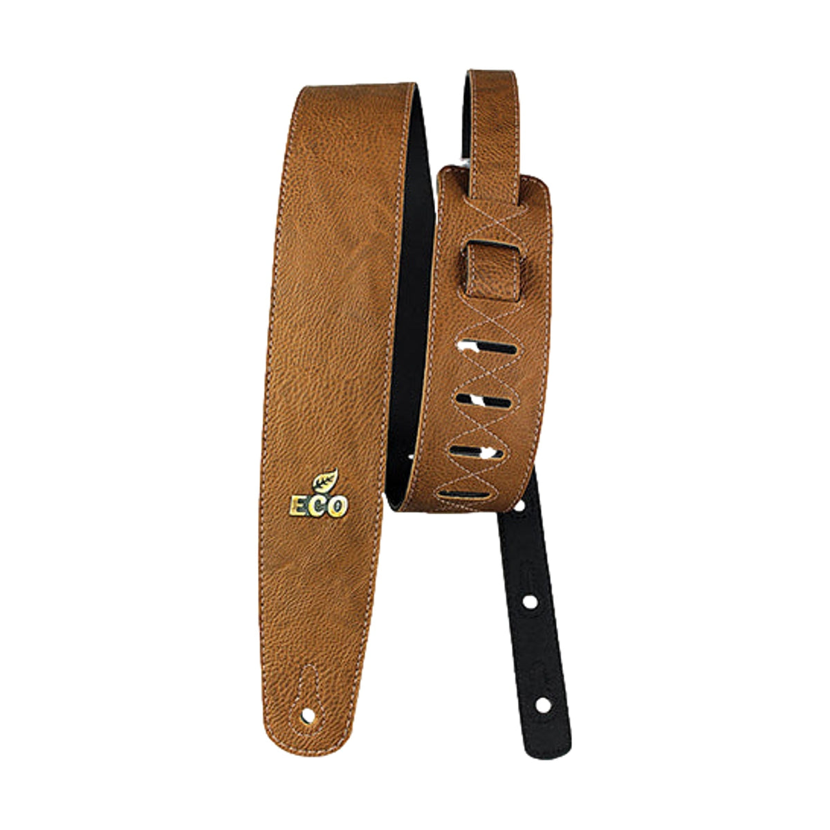 EcoStrap Guitar Strap 100% Vegan Whiskey