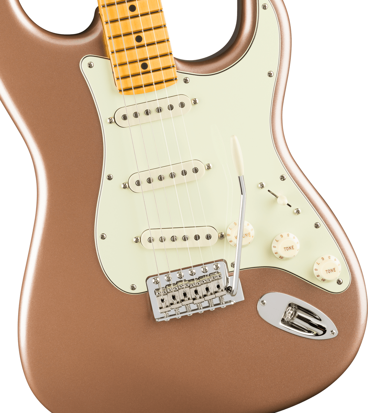 Fender American Professional Classic Stratocaster Electric Guitar Faded Firemist Gold