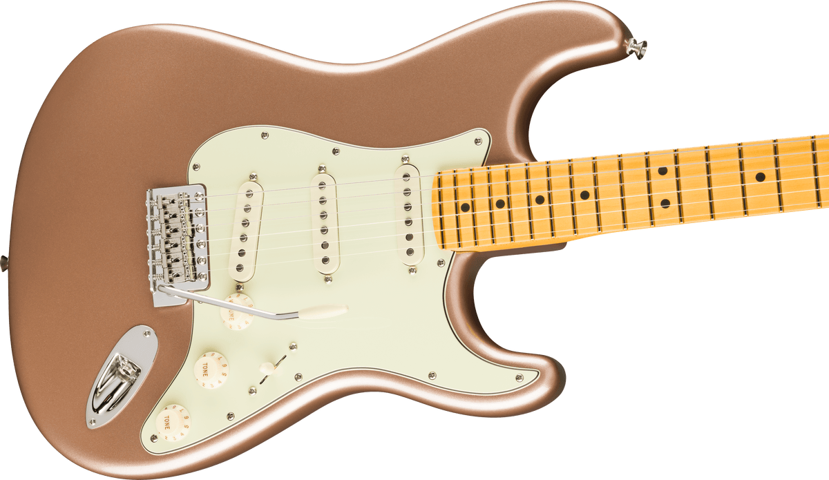 Fender American Professional Classic Stratocaster Electric Guitar Faded Firemist Gold