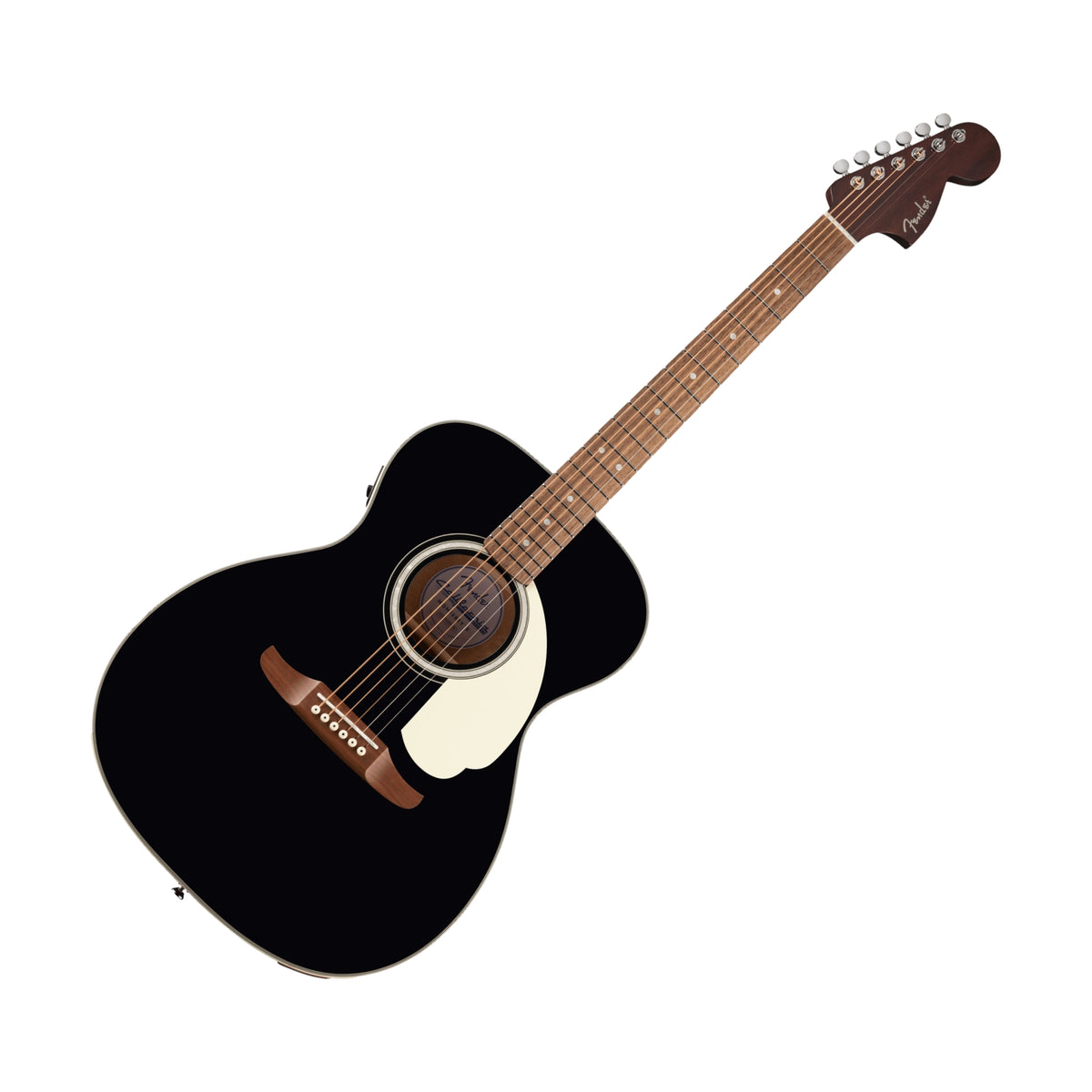 Fender California Deluxe Monterey Acoustic Guitar E Ivory Pickguard Black