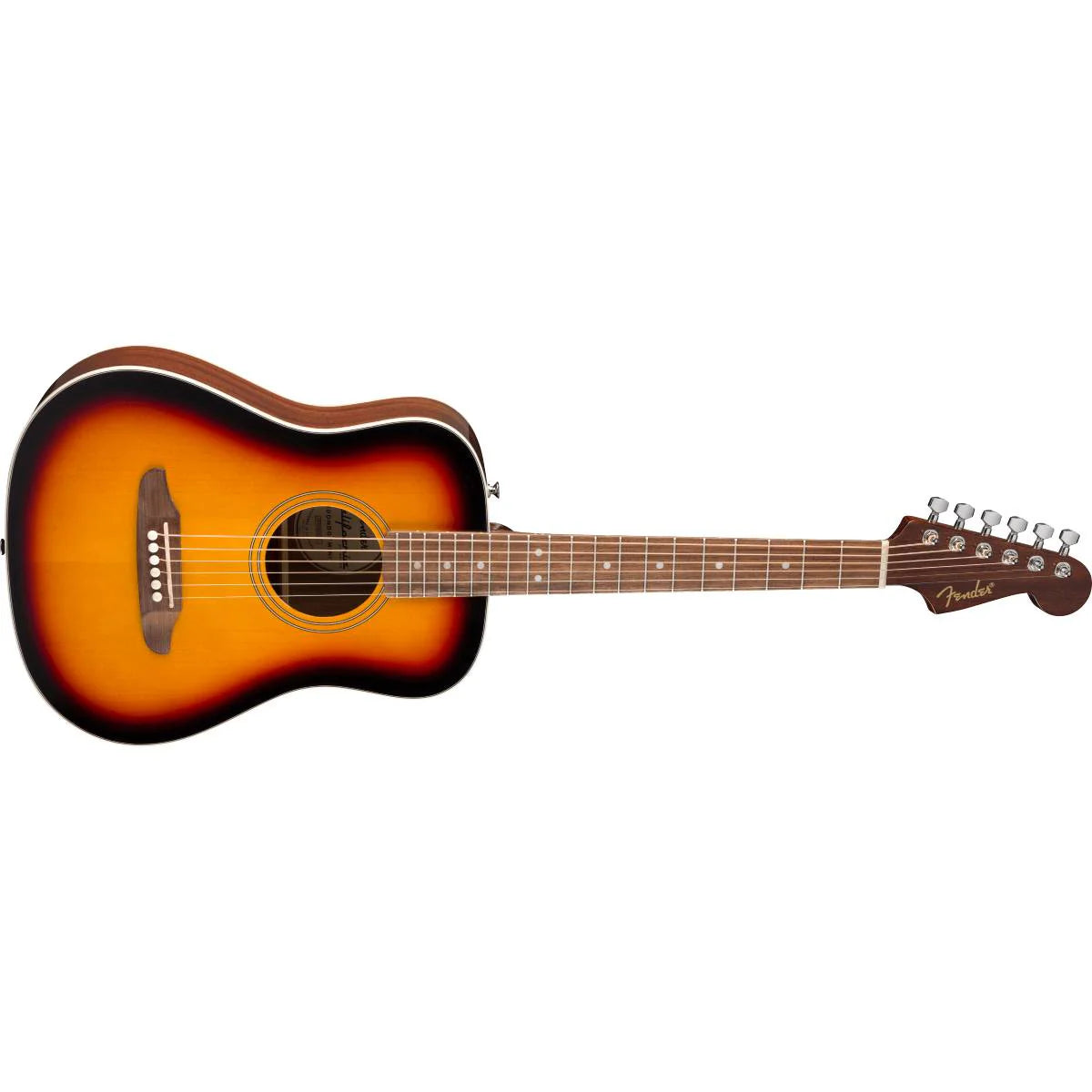 Fender California Standard Redondo Mini Acoustic Guitar with Bag Spruce Top 3-Color Sunburst