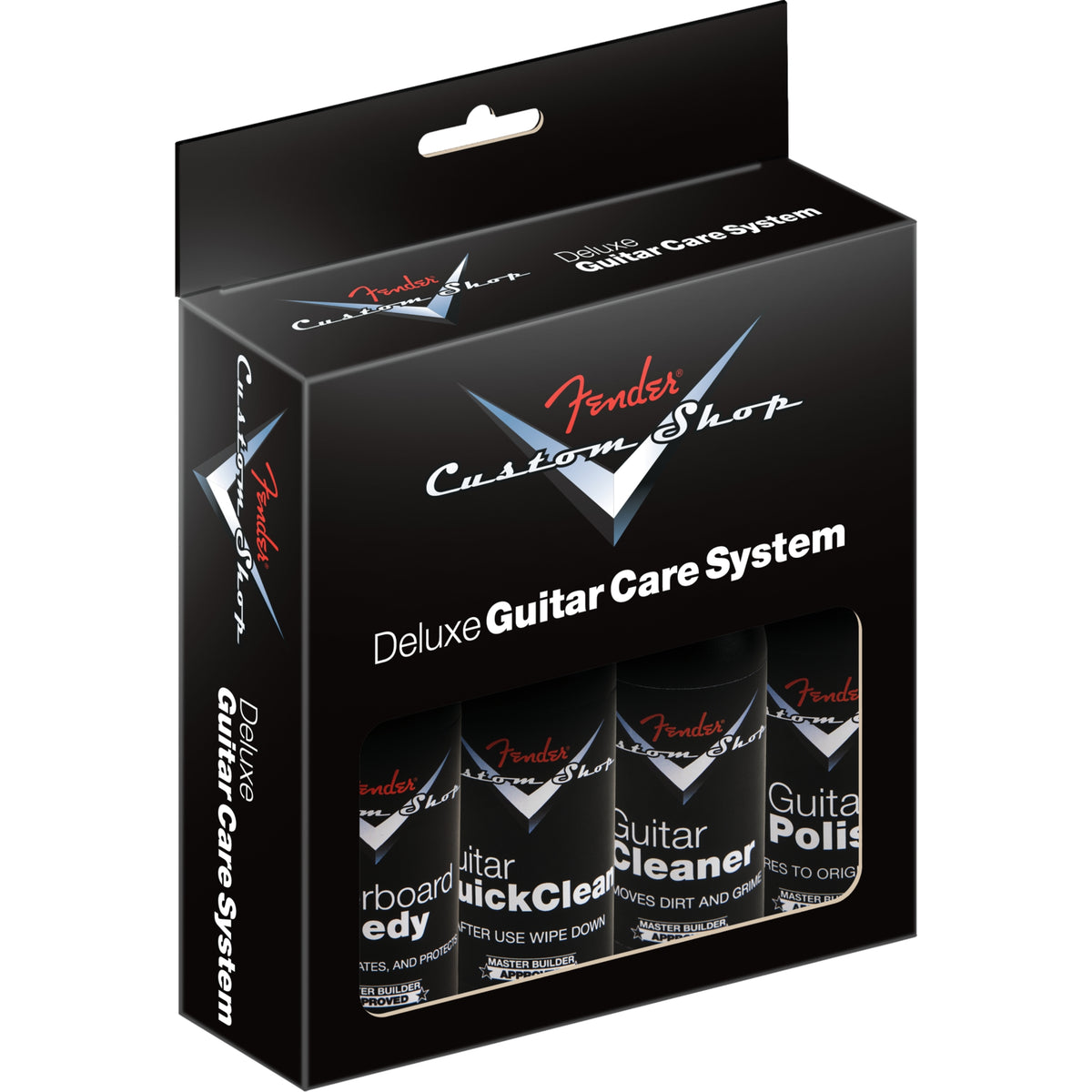 Fender Custom Shop Deluxe Guitar Care System 4 Pack Black