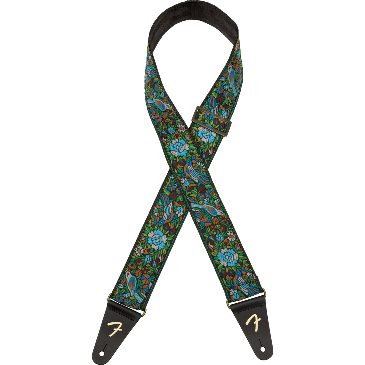 Fender Mosaic Jacquard Guitar Strap Green