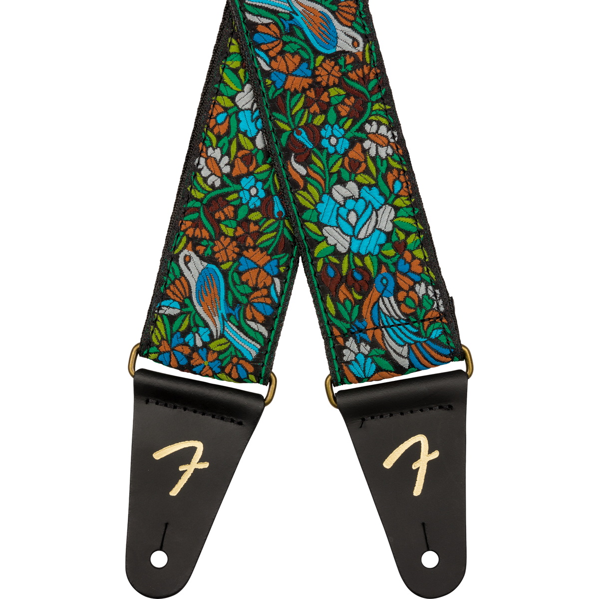 Fender Mosaic Jacquard Guitar Strap Green