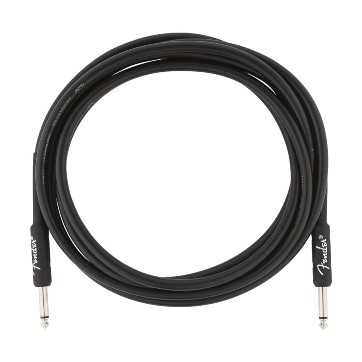 Fender Professional Series Instrument Cable 3m Black Straight